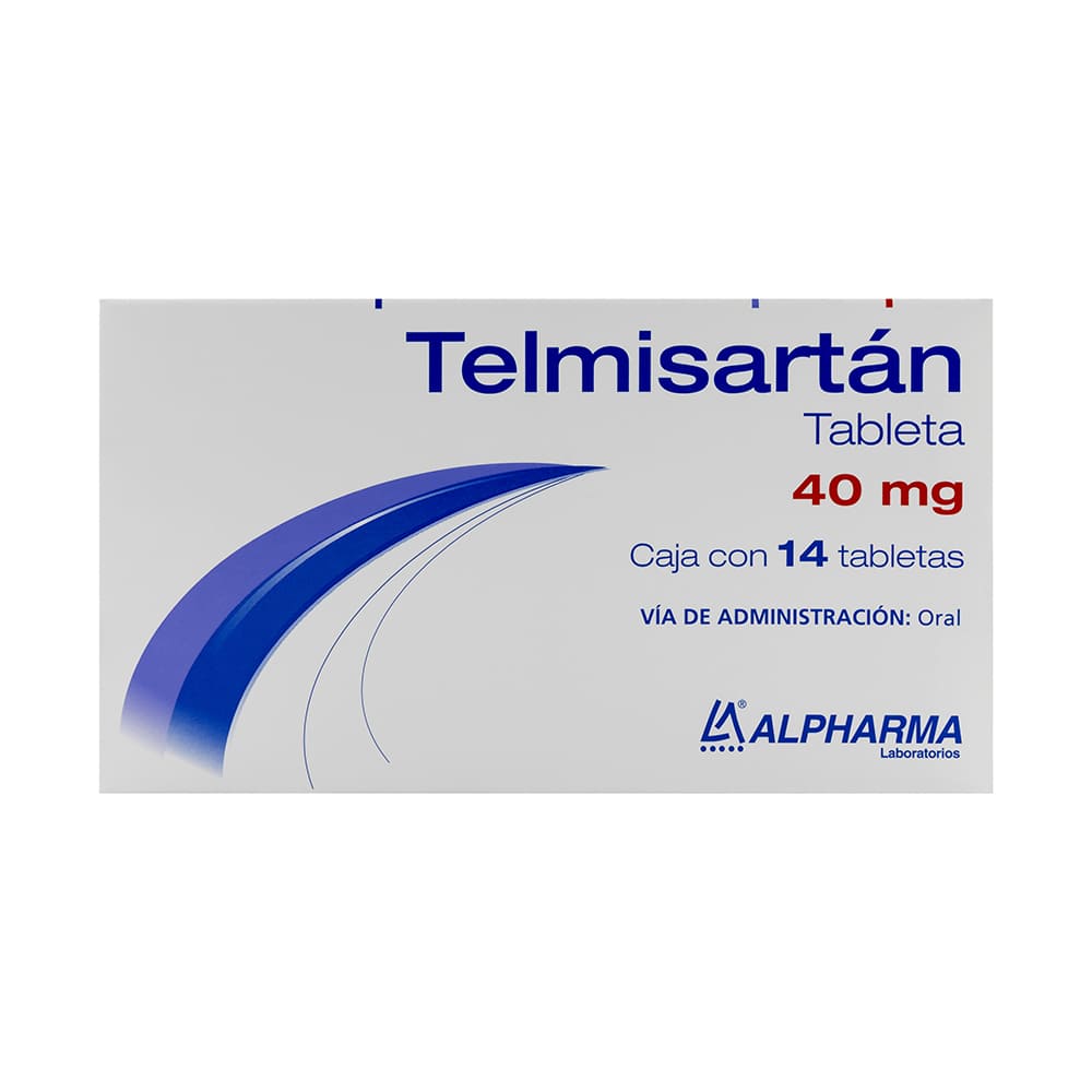 TELMISARTAN 40 MG 14 TABLETAS